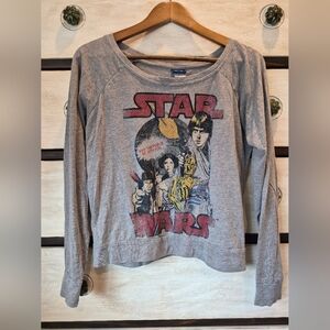Star Wars Gray Long Sleeve Kids Tee